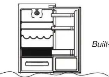 ROSIERES RBBF 178 T - Refrigerated section fresh zone - 1