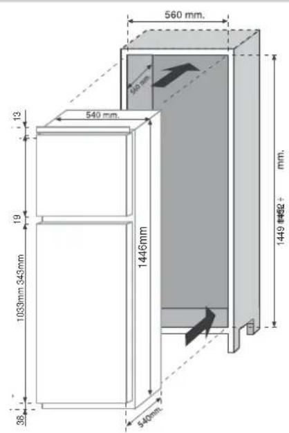 ROSIERES RBDP 23534 - PRODUCTAFMETINGEN EN INBOUWKAST - 1
