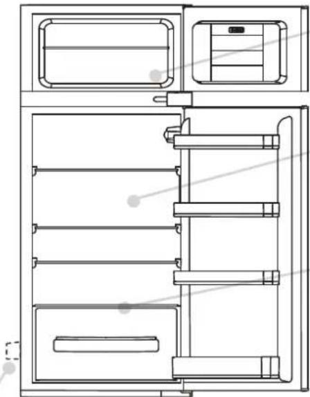 ROSIERES RBDP 23534 - Defrosting the refrigerator compartment - 1