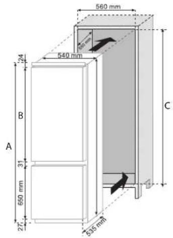 ROSIERES RBCP 31832 - ST∅RRELSE PÅ APPARAT OG SKAB - 1