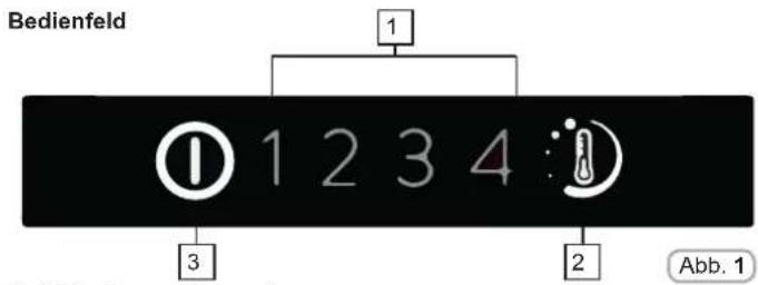 ROSIERES RBBS 182 - Ein- und Ausschalten - 1