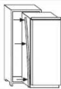 ROSIERES RBO 3683A - INSTALLATION OF THE APPLIANCE IN THE COLUMN - 1