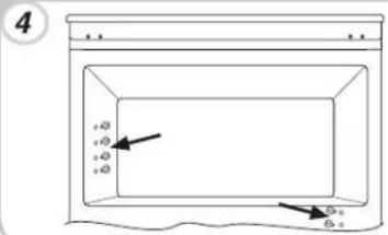 ROSIERES RBO 3683A - INVERSER LE SENS D'OUVERTURE DU CONGELATEUR - 7