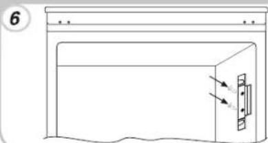 ROSIERES RBO 3683A - INVERSER LE SENS D'OUVERTURE DU CONGELATEUR - 4