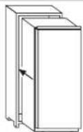 ROSIERES RBO 3683A - INSTALLATION DE L'APPAREIL DANS UNE COLONNE - 2