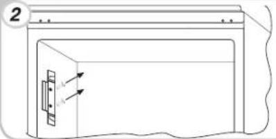 ROSIERES RBO 3683A - INVERSIONE DEL SENSEO DI APERTURA DELLA CELLA FREEZER - 3