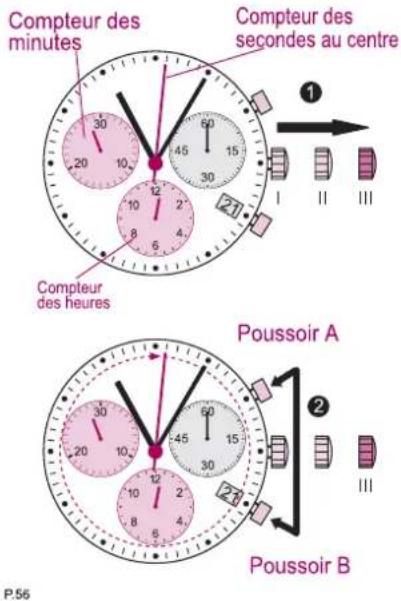 Torgoen T16CR44BKL - Chronographe: Chronométrage des temps intermédiaires - 1