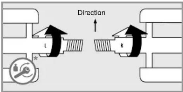 Flyer TSerie - Installing pedals - 1
