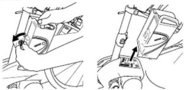 Flyer TSerie - Rimozione della batteria - 1