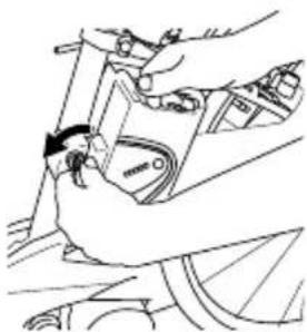 Flyer Gotour 6 - Removing the battery - 1