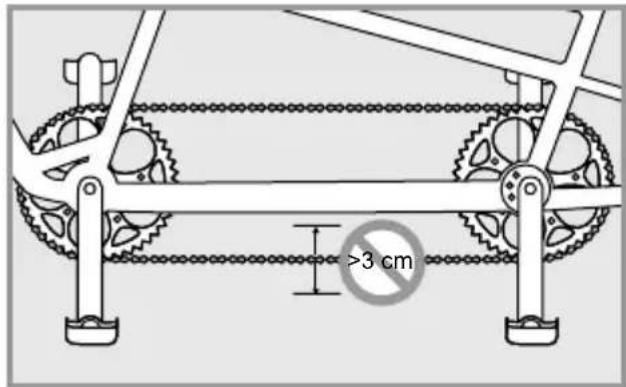 Flyer Gotour 4 - Tightening the chain on a Tandem - 3