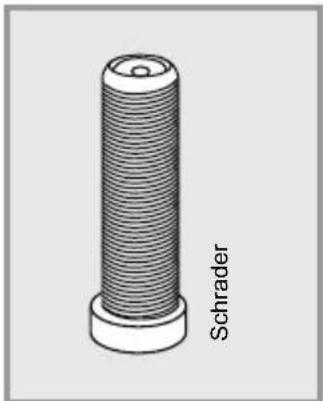 Flyer Gotour 4 - Modèles de valve équipant les chambres à air de votre FLYER électrique - 1