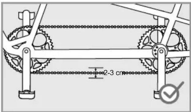 Flyer Gotour 4 - Tightening the chain on a Tandem - 9