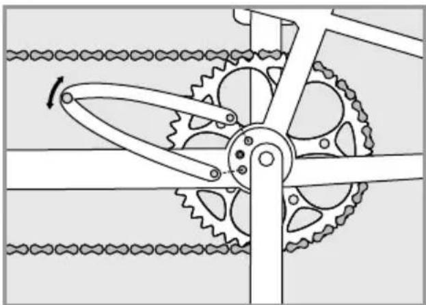 Flyer CSerie - Tightening the chain on a Tandem - 6