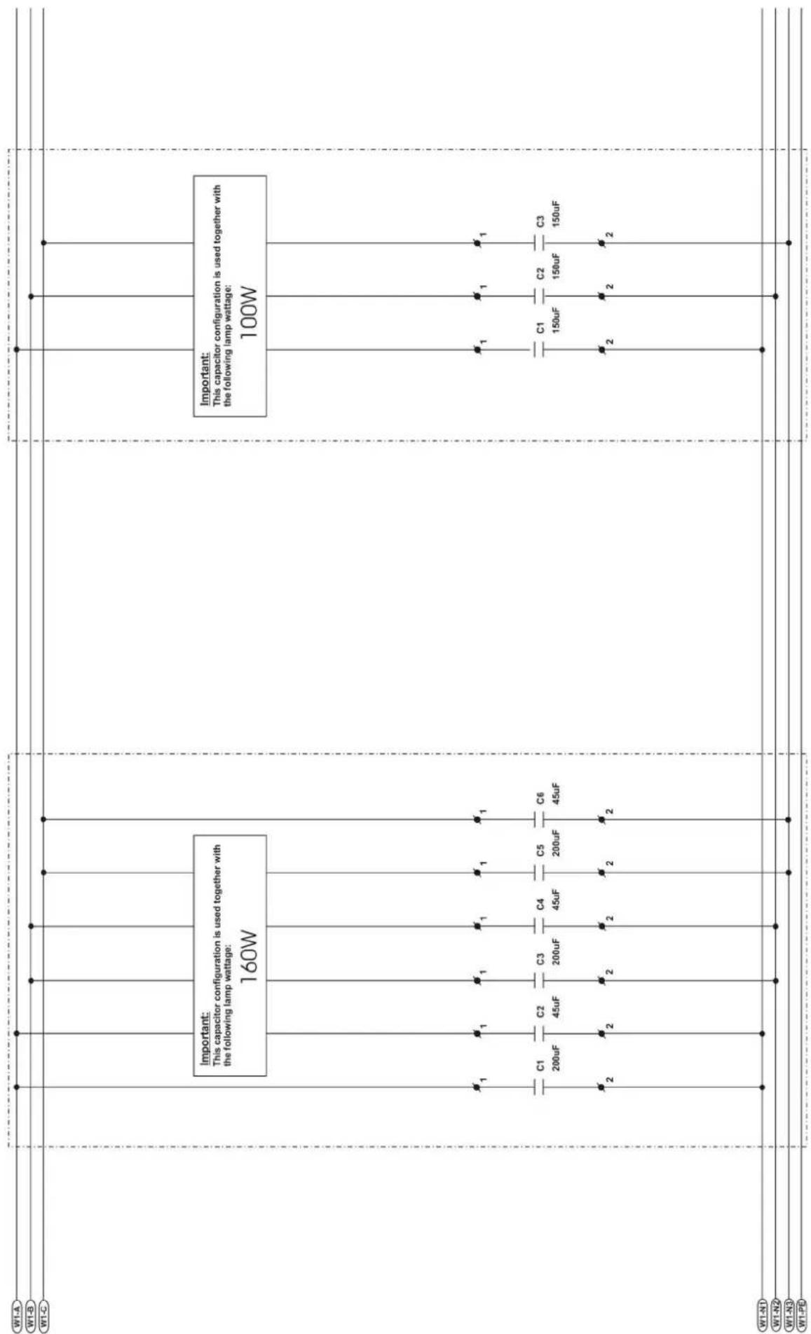 Hapro Lumina 48 XLc Intensive - Electrical diagrams capacitors - 1