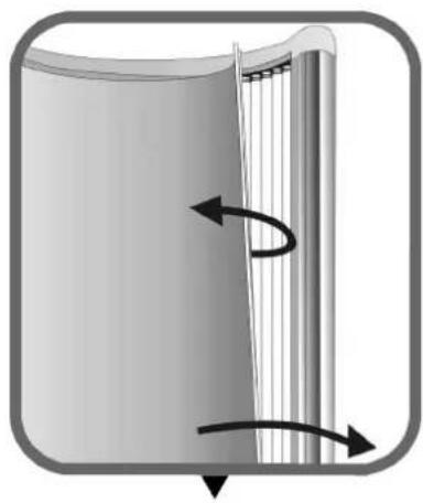 Hapro Lumina 48 XL Intensive - ▶ Desmontaje de las placas acrílicas - 2