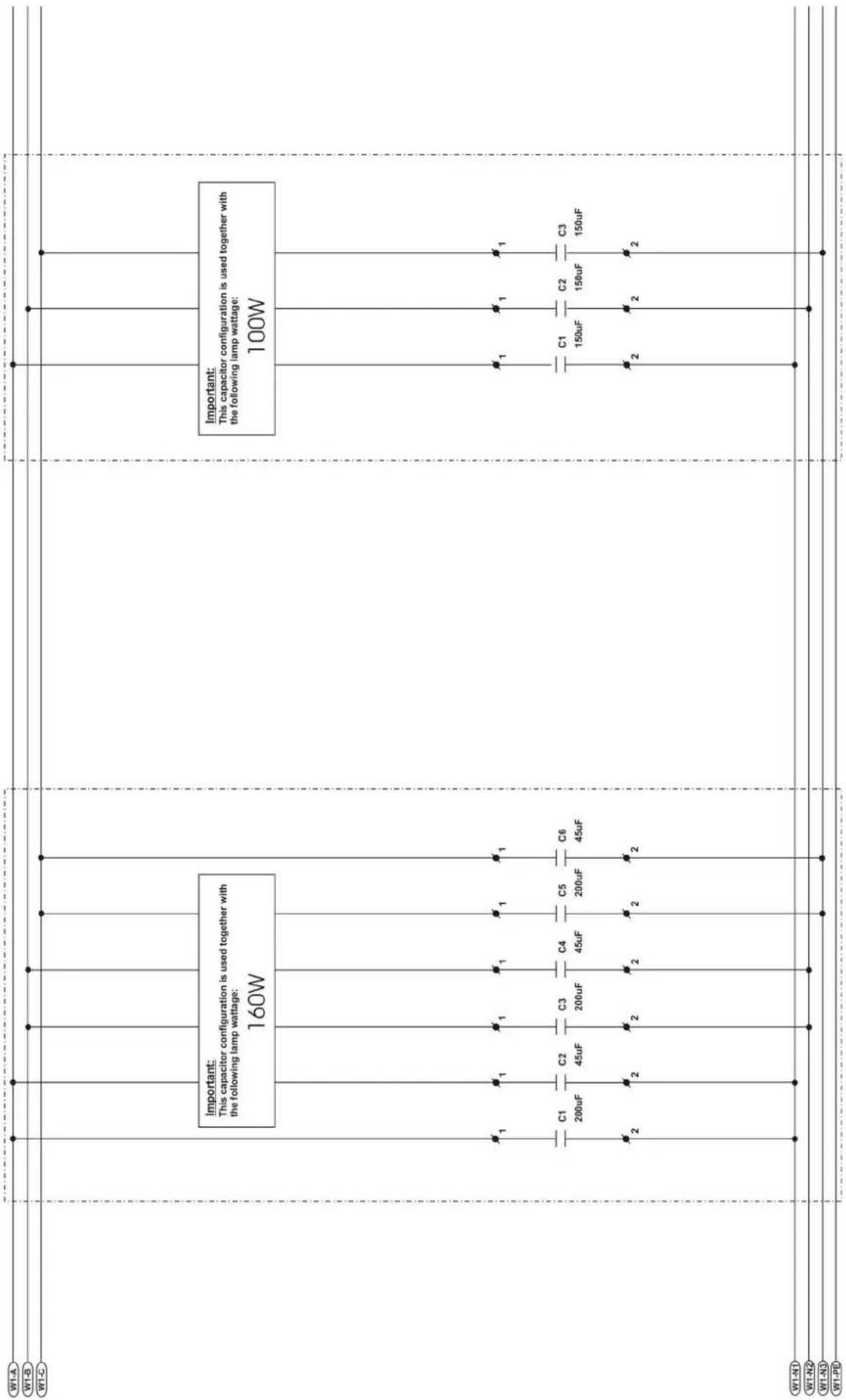 Hapro Lumina 48 XL Intensive - Electrical diagrams capacitors - 1