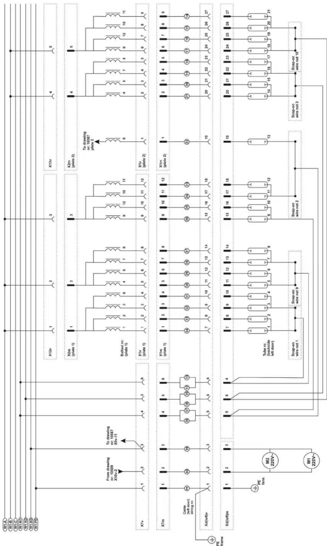 Hapro Lumina 48 XL Intensive - Electrical diagrams leftdoor - 1
