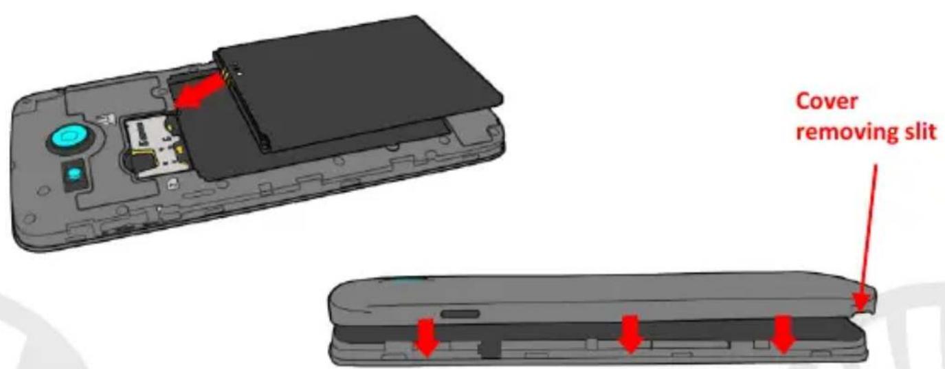 NGM You Color M500 - Inserting the battery - 1