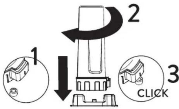 Springlane Hanno - Bouteille de mixage To-Go - 1