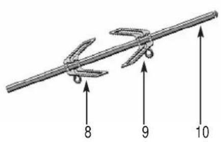 WHITE AND BROWN MF 342 - Tournebroche - 4