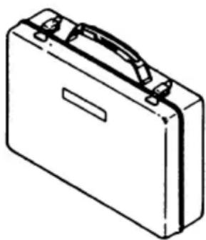 HITACHI W 6VB - Maletin de transporte de acero - 1