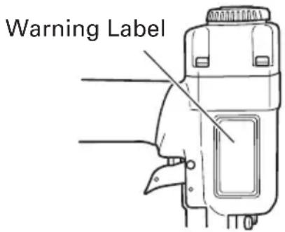 HITACHI N3804AB2 - WARNING - 3
