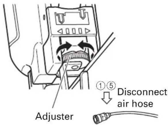 HITACHI N3804AB2 - ADJUSTING THE STAPLING DEPTH - 1
