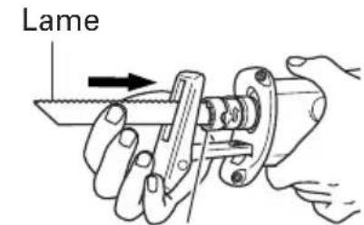 HITACHI CR 13VA - Démontage de la lame - 3