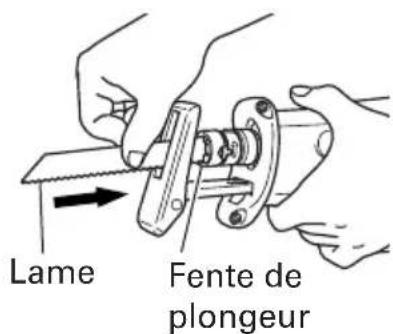 HITACHI CR 13VA - Démontage de la lame - 2