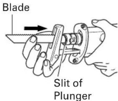 HITACHI CR 13VA - Dismounting the blade - 5