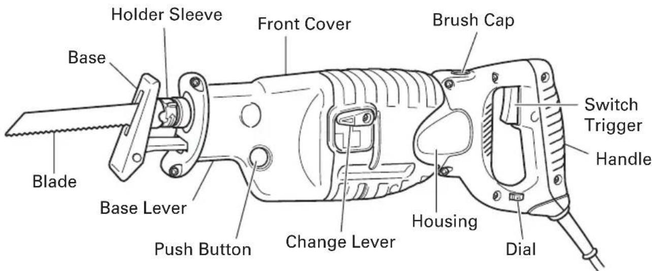 HITACHI CR 13VA - NAME OF PARTS - 1