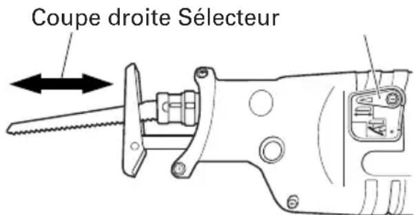 HITACHI CR 13VA - Réglage de la coupe oscillante - 1