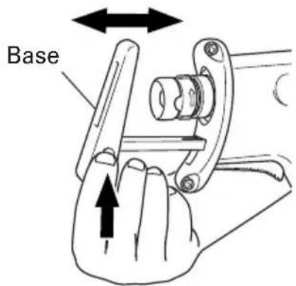 HITACHI CR 13VA - Adjusting the blade reciprocating speed - 1