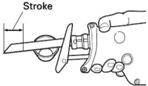 HITACHI CR 13VA - CAUTION: The service life of the saw blade will be drastically shortened if you don't use machine oil. - 1