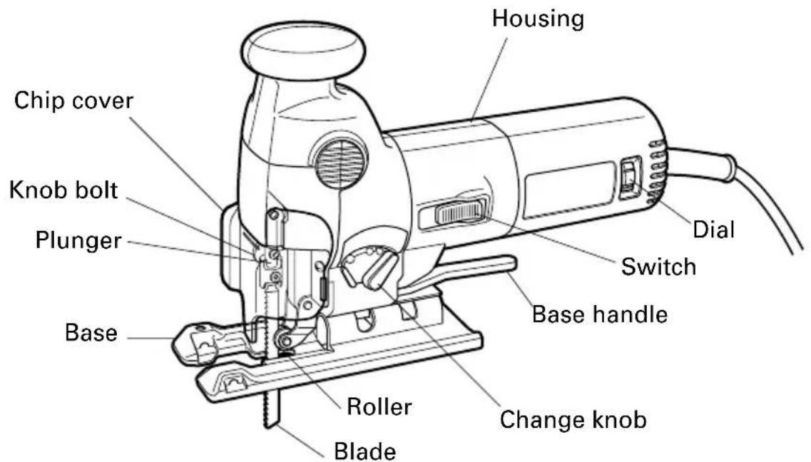 HITACHI CJ 110VA - NAME OF PARTS - 1