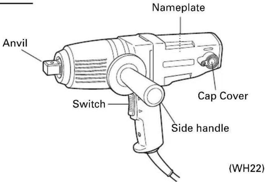 HITACHI WH 14 - NAME OF PARTS - 1