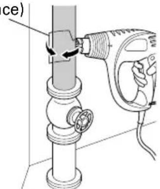 HITACHI RH 600T - Forming resin pipes (Fig.8) - 3
