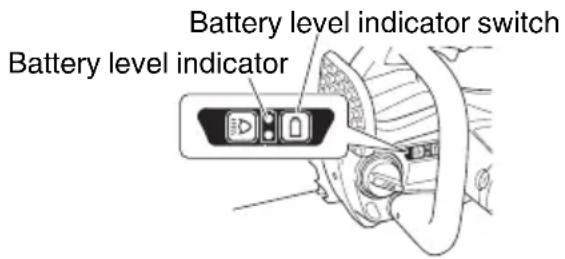 HITACHI CS 36DL - ABOUT REMAINING BATTERY INDICATOR - 1
