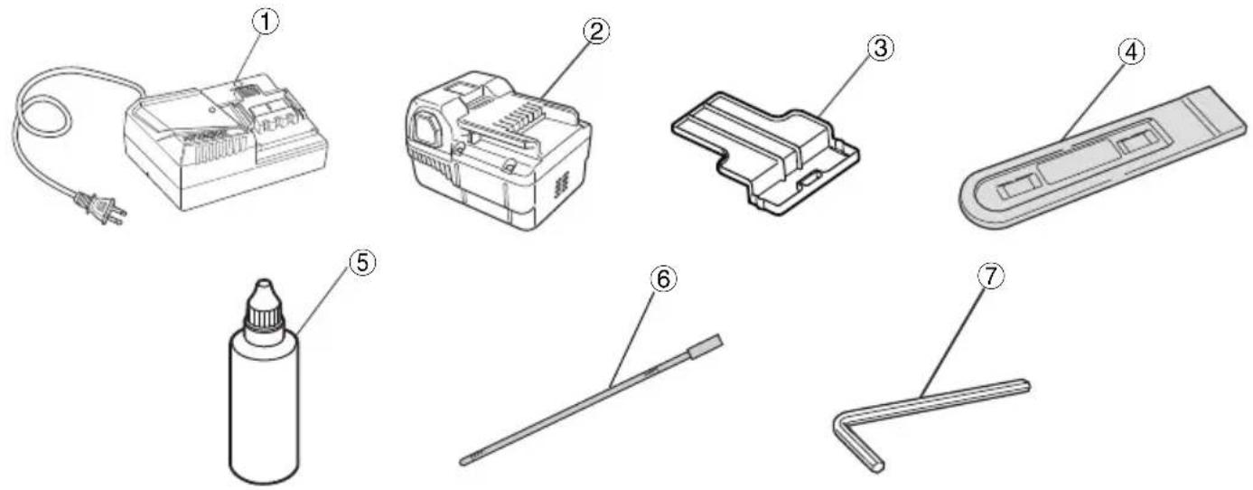 HITACHI CS 36DL - STANDARD ACCESSORIES - 1