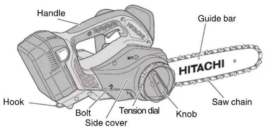 HITACHI CS 36DL - Cordless Chain Saw (CS36DL) - 2