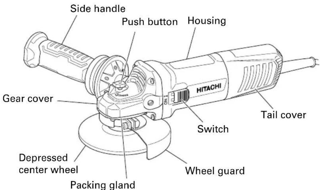 HITACHI G 12SW - NAME OF PARTS - 1