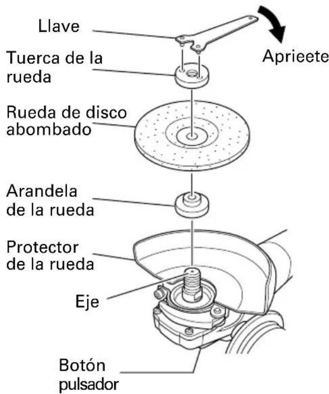 HITACHI G 12SW - MONTAJE Y DESMONTAJE DE LA RUEDA DE DISCO ABOMBADO - 1