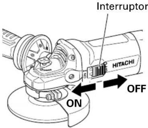 HITACHI G 12SW - OPERACION DE LA AMOLADORA ANGULAR - 1