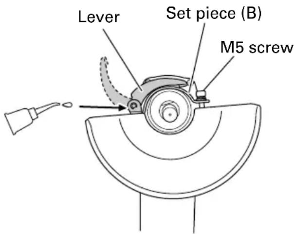 HITACHI G 12SW - Fitting and adjusting the wheel guard - 1