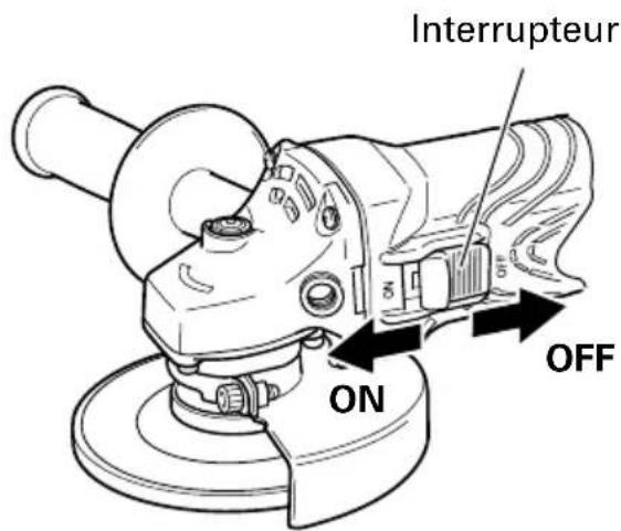 HITACHI G 12SN - UTILISATION DE LA MEULEUSE À DISQUE - 1