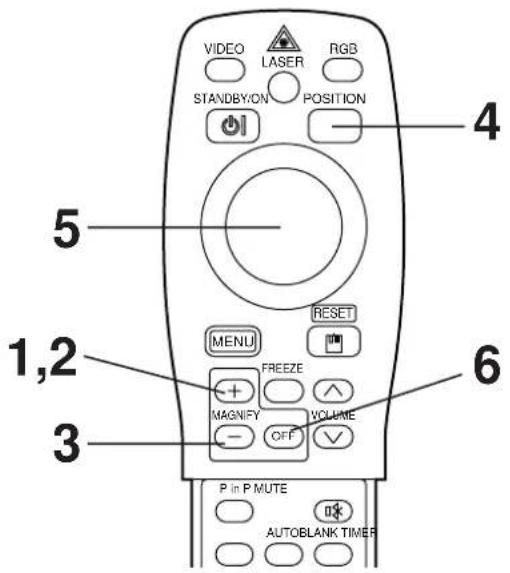 HITACHI CPX958W - Función de ampliación - 1