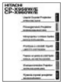 HITACHI CPX958W - Forsiktig - 3