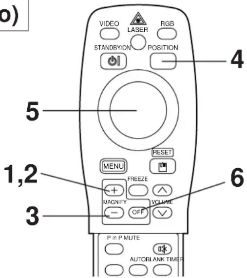 HITACHI CPX958W - Funzione MAGNIFY (Ingrandimento) - 1