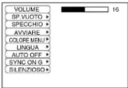 HITACHI CPX275W - Menu Nessun segnale - 1